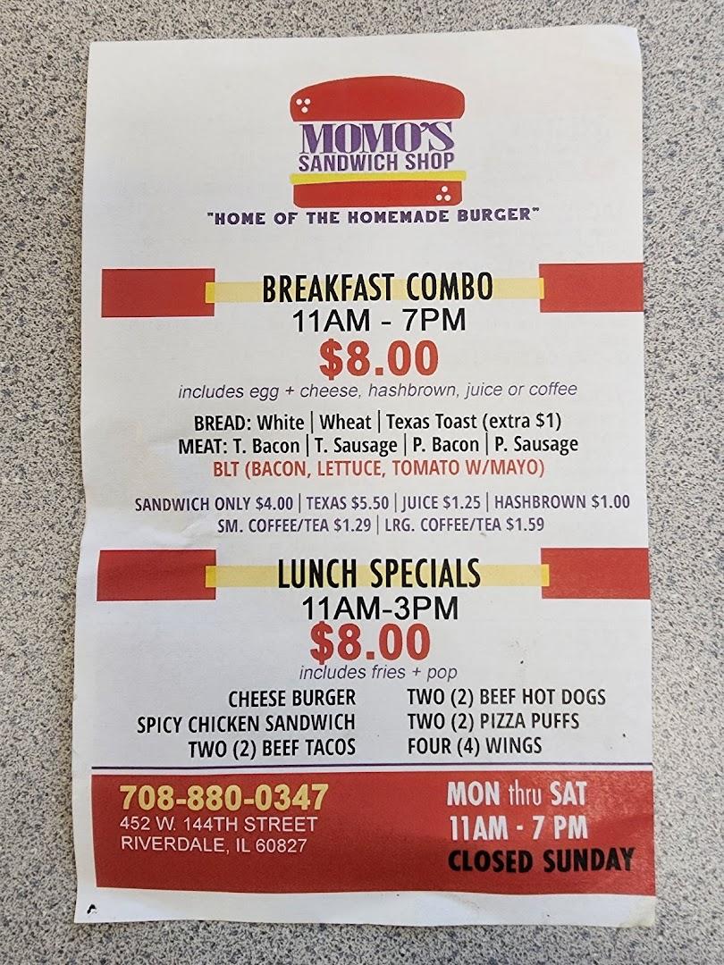 Momo's Sandwich Shop